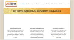 Desktop Screenshot of jogsicentrum.hu